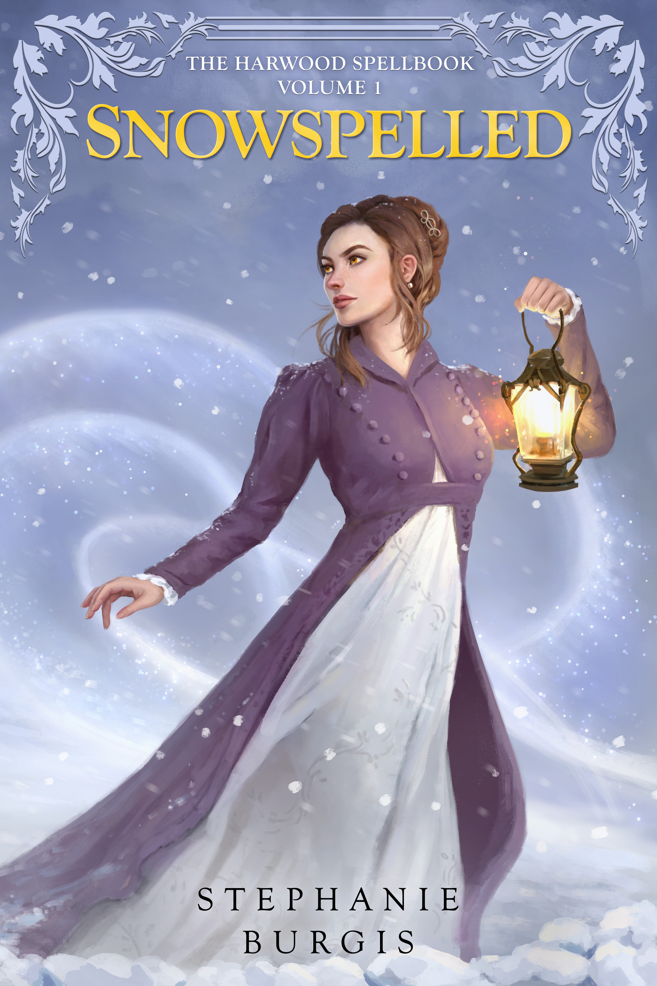 Cover: Snowspelled, The Harwood Spellbook Volume I, by Stephanie Burgis
